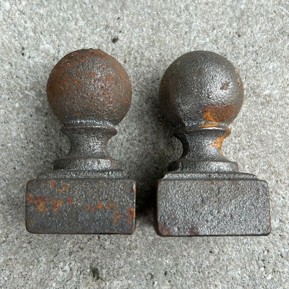 Iron Finials, Fence Topper, Gate Tops, Set of 2, Iron Shop Custom Made - Picture 5 of 7